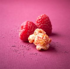 NoCrap Hindbær Popcorn - NORDIC GOURMET FACTORY - slikforvoksne.dk